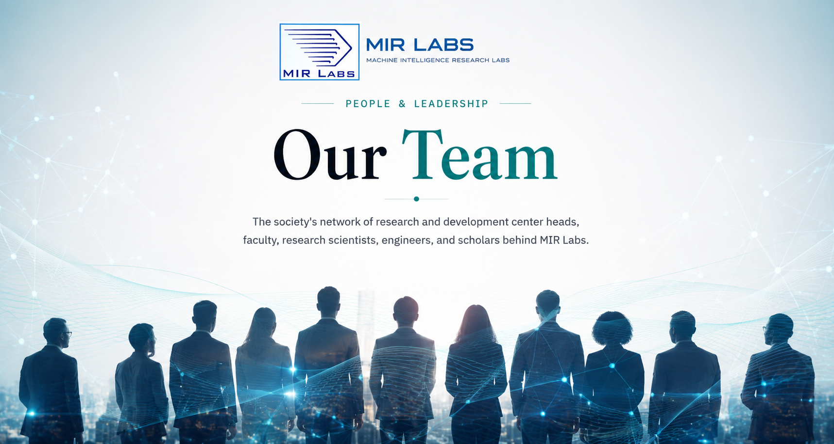 MIR Labs Team — Global Scholars, Center Heads, and Distinguished Faculty